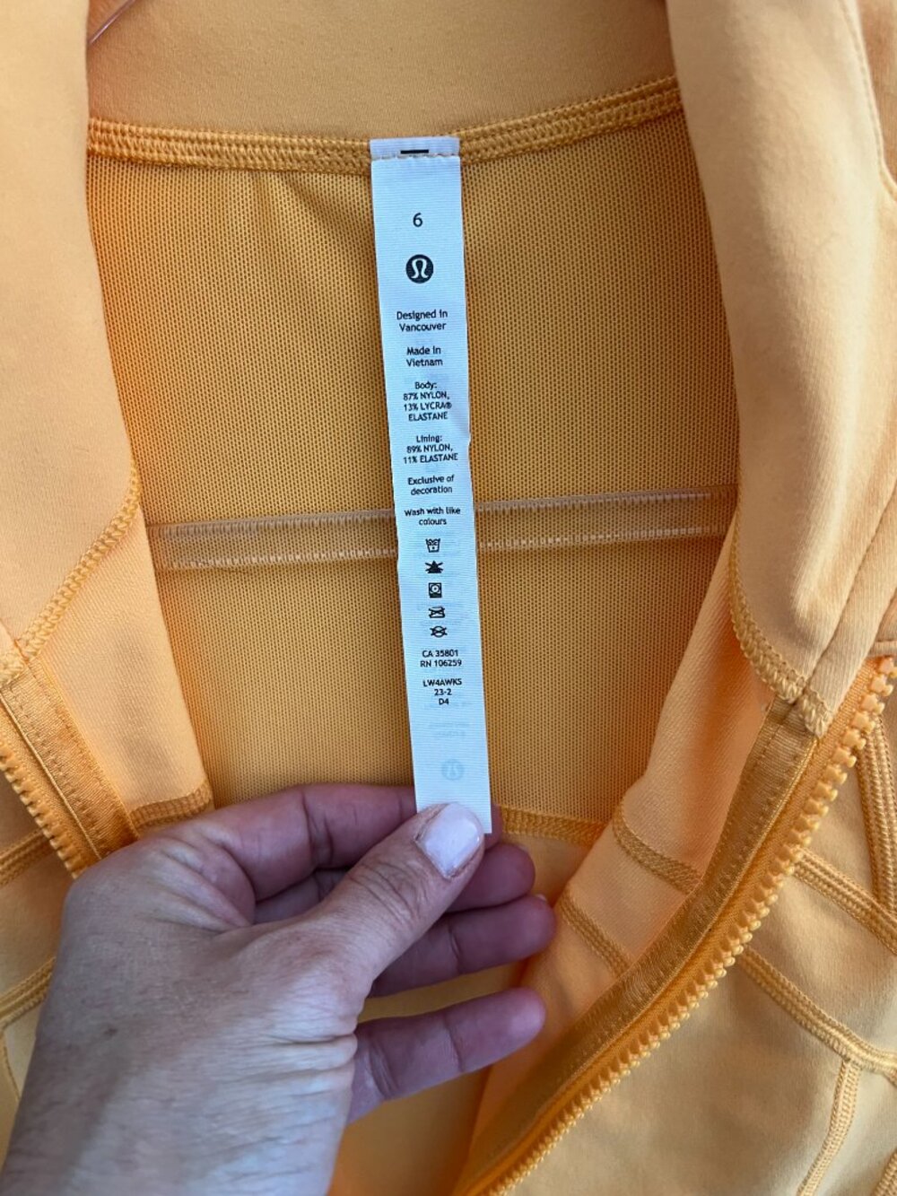 LULULEMON DEFINE JACKET *LUON IN MANGO DREAM (MGDM) SZ 6 NWT - Picture 6 of 8